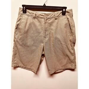 Hang Ten Men's Hybrid Walking Shorts Quick Dry Stretch Tan Size 34